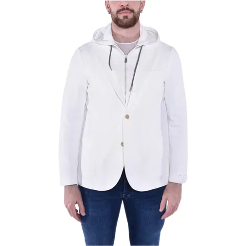 Hooded Jacket with Detachable Vest , male, Sizes: 2XL - Eleventy - Modalova