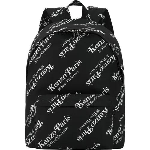 Printed Backpack , male, Sizes: ONE SIZE - Kenzo - Modalova