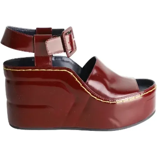 Pre-owned Leder sandals , Damen, Größe: 37 EU - Celine Vintage - Modalova