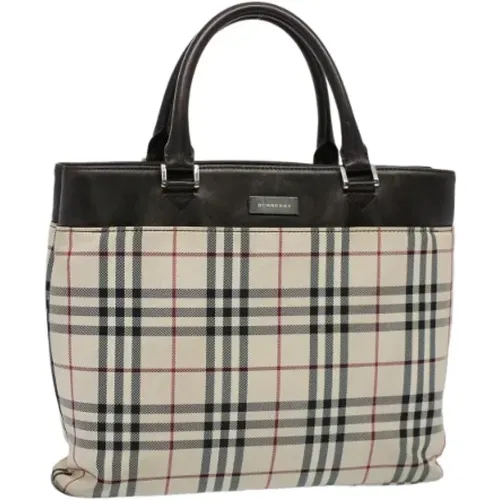 Pre-owned Canvas totes , female, Sizes: ONE SIZE - Burberry Vintage - Modalova