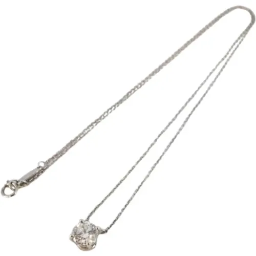 Pre-owned Platinum necklaces , female, Sizes: ONE SIZE - Tiffany & Co. Pre-owned - Modalova