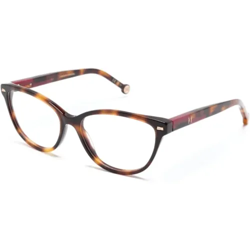 Braun/Havanna Optische Brille Stilvolles Design , Damen, Größe: 52 MM - Carolina Herrera - Modalova