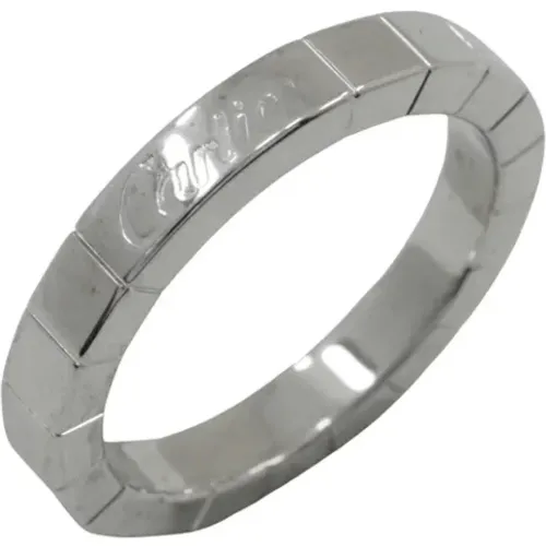 Pre-owned Silver rings , female, Sizes: ONE SIZE - Cartier Vintage - Modalova