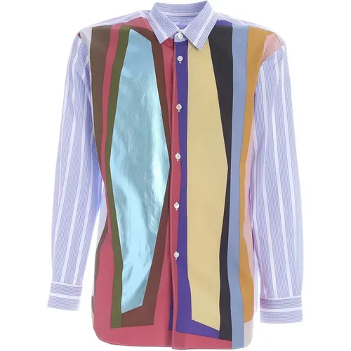 Multicolored Casual Shirt , male, Sizes: L - Comme des Garçons - Modalova