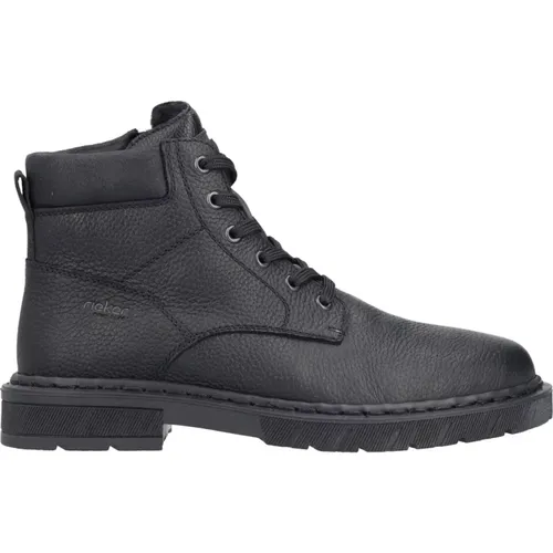 Casual Closed Men's Ankle Boots , male, Sizes: 8 UK, 7 UK, 12 UK, 9 UK, 10 UK, 11 UK - Rieker - Modalova