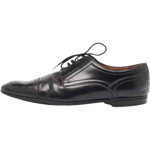 Pre-owned Leather flats , male, Sizes: 6 1/2 UK - Gucci Vintage - Modalova