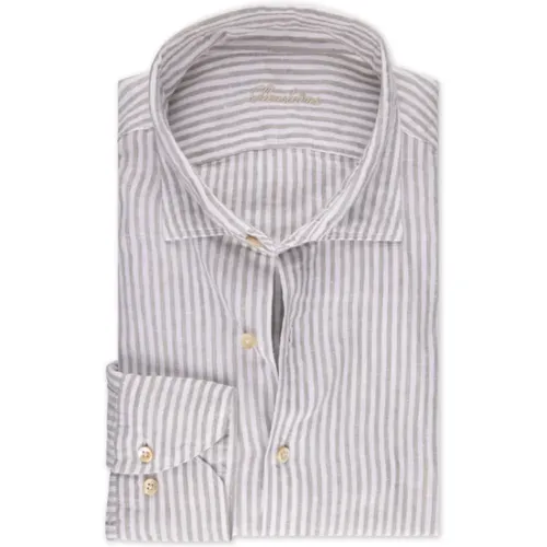 Casual Shirts , Herren, Größe: L - Stenströms - Modalova