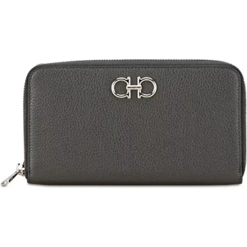 Pre-owned Leather wallets , female, Sizes: ONE SIZE - Salvatore Ferragamo Pre-owned - Modalova