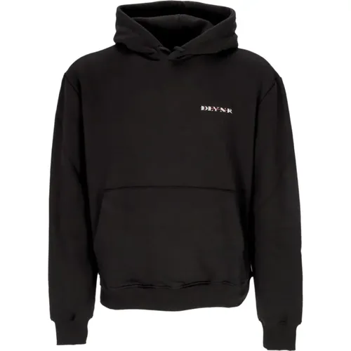 Schwarzer Excalibur Hoodie Herren Sweatshirt - Dolly Noire - Modalova