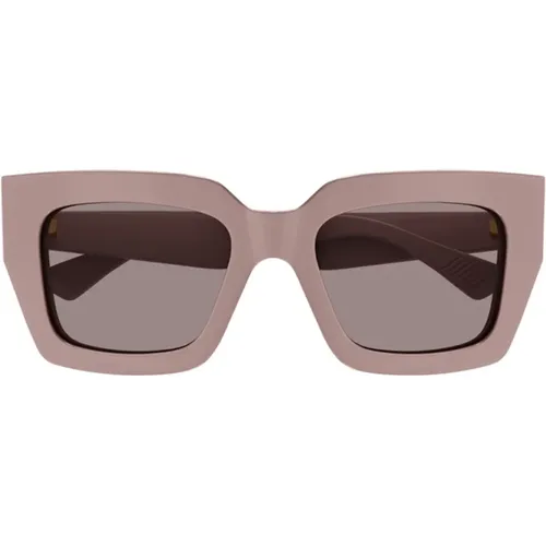 New Classic Square Sunglasses , female, Sizes: 52 MM - Bottega Veneta - Modalova