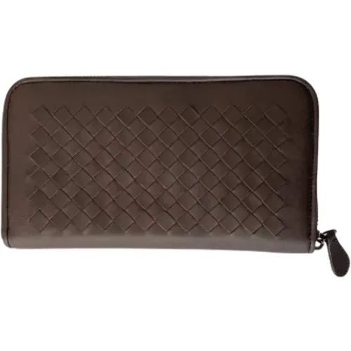 Pre-owned Leather wallets , female, Sizes: ONE SIZE - Bottega Veneta Vintage - Modalova