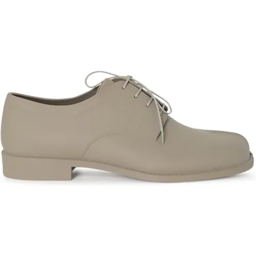 Tonal Lace-Up Shoes with Tabi Toe , male, Sizes: 8 UK - Maison Margiela - Modalova