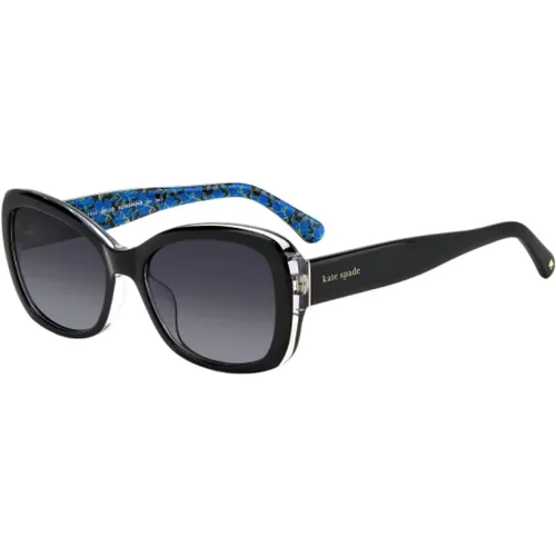 Schwarze Acetat-Sonnenbrille für Frauen - Kate Spade - Modalova