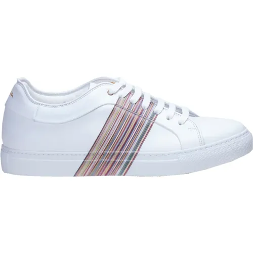 Leather Stripe Sneakers , male, Sizes: 7 UK - Paul Smith - Modalova