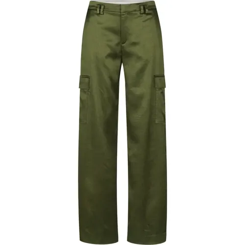 Flowing Material Women Cargo Pants , female, Sizes: W28 L32, W26 L32, W27 L34, W28 L34, W30 L34, W29 L34, W26 L34, W27 L32 - drykorn - Modalova