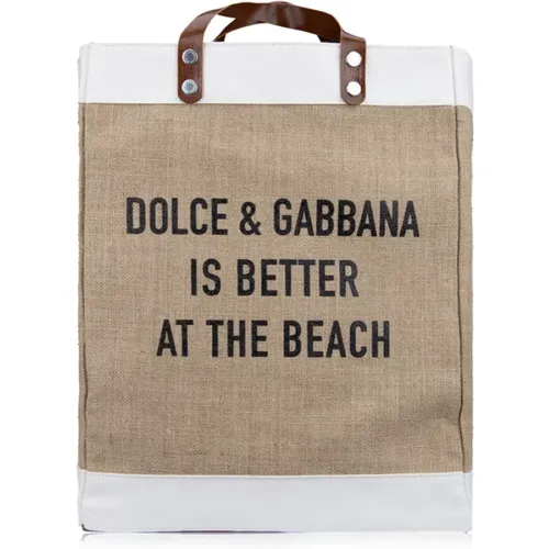 Stilvolle Lederhandtasche - Dolce & Gabbana - Modalova