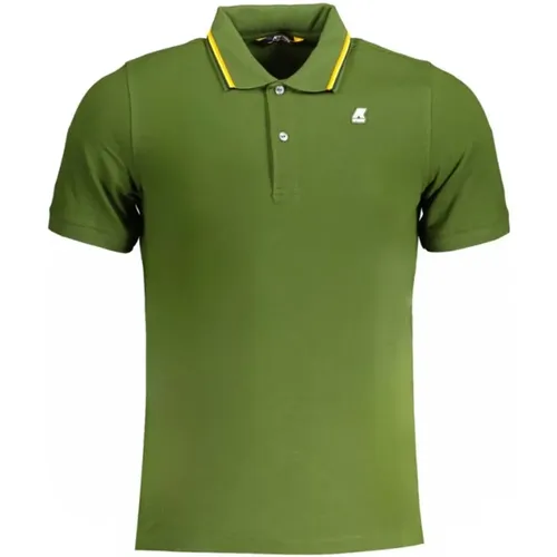 Polo Shirt with Contrast Details , male, Sizes: 2XL, S - K-way - Modalova