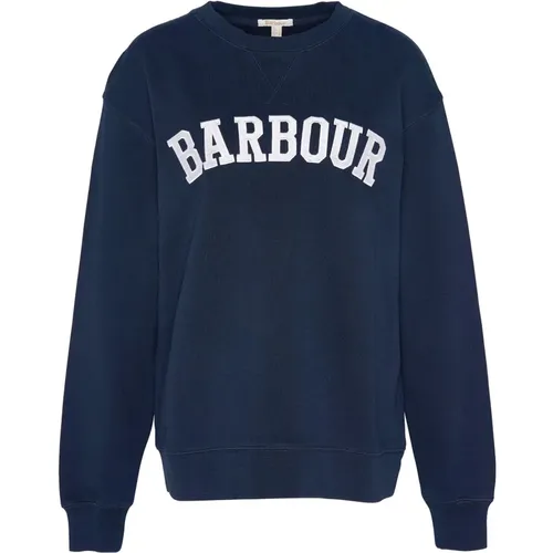 Vintage Varsity Sweatshirt , Damen, Größe: S - Barbour - Modalova