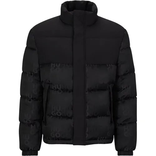 Synthetic Puffer Coat , male, Sizes: M - Hugo Boss - Modalova