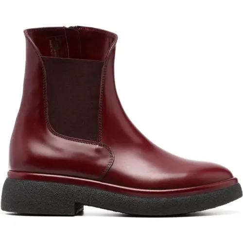 Alison R Beat Leather Boots , female, Sizes: 5 1/2 UK - AGL - Modalova