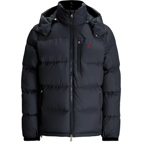 Schwarze Daunenjacke Regular Fit - Polo Ralph Lauren - Modalova