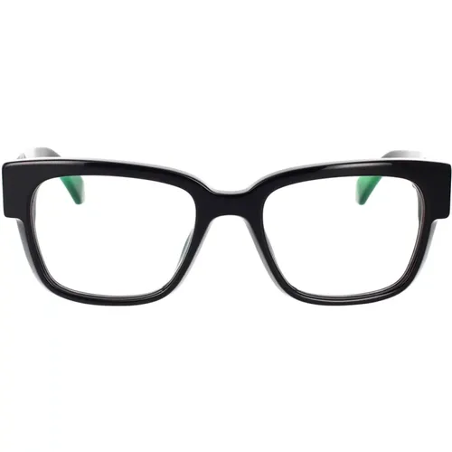 Unisex Style 59 Schwarze Acetatbrille , unisex, Größe: 52 MM - Off White - Modalova