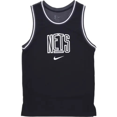 Brooklyn Nets Basketball Tank Top , Herren, Größe: S - Nike - Modalova