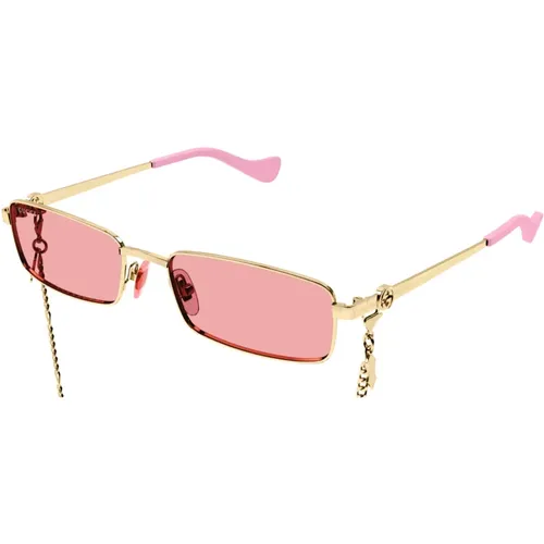 Gg1600S 004 Sunglasses , female, Sizes: 56 MM - Gucci - Modalova