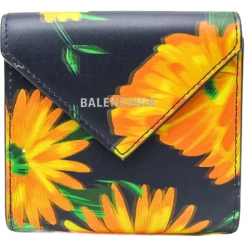 Pre-owned Leather wallets , female, Sizes: ONE SIZE - Balenciaga Vintage - Modalova