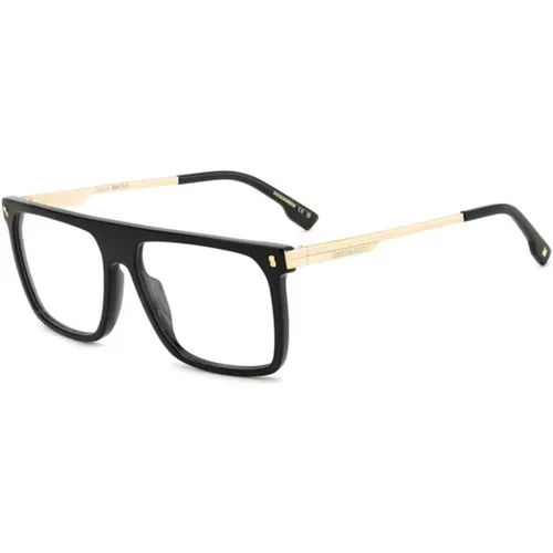 Moderne Vintage Brille , Herren, Größe: 56 MM - Dsquared2 - Modalova