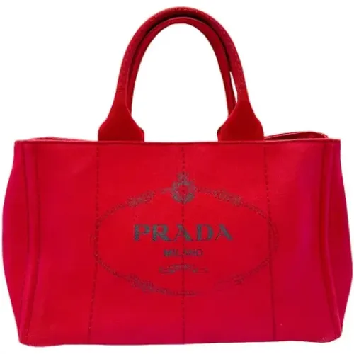 Pre-owned Canvas totes , female, Sizes: ONE SIZE - Prada Vintage - Modalova