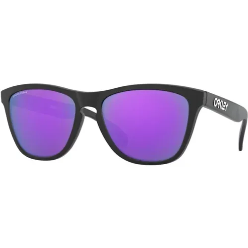 Frogskins Sonnenbrille Violet Prizm , unisex, Größe: 55 MM - Oakley - Modalova