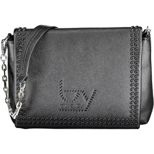 Schwarze Polyurethan-Handtasche mit Schultergriff und Abnehmbarem Riemen - Byblos - Modalova