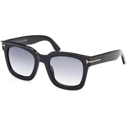Womens Sunglasses Square Glossy , female, Sizes: 52 MM - Tom Ford - Modalova
