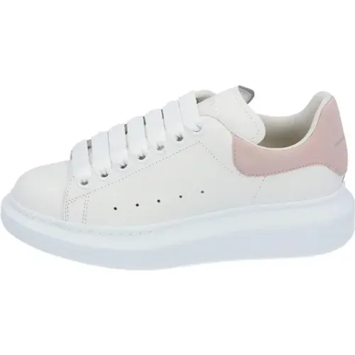 Pre-owned Leather sneakers , female, Sizes: 3 UK - Alexander McQueen Pre-owned - Modalova