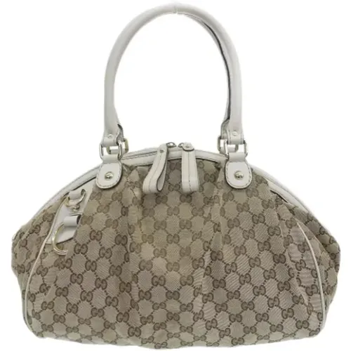 Pre-owned Canvas handbags , female, Sizes: ONE SIZE - Gucci Vintage - Modalova