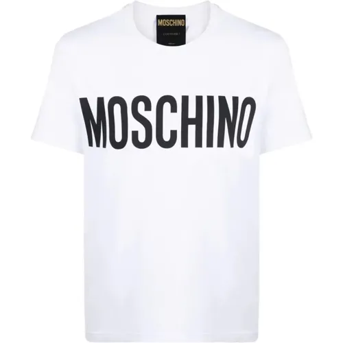 T-Shirts , Herren, Größe: M - Moschino - Modalova