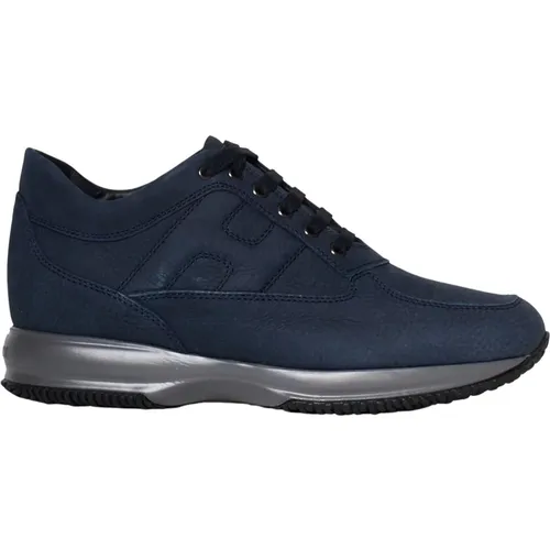 Men's Shoes Sneakers Blu Noos , male, Sizes: 7 1/2 UK, 8 1/2 UK, 6 UK, 5 1/2 UK, 7 UK, 9 UK, 6 1/2 UK, 5 UK - Hogan - Modalova