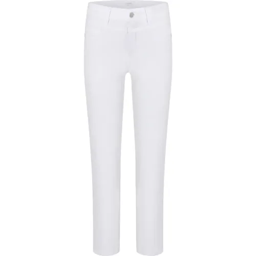 Weiße Sommer Slim Fit Jeans , Damen, Größe: XS - CAMBIO - Modalova