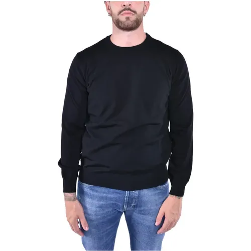 Woll Rundhals Pullover , Herren, Größe: L - Kangra - Modalova