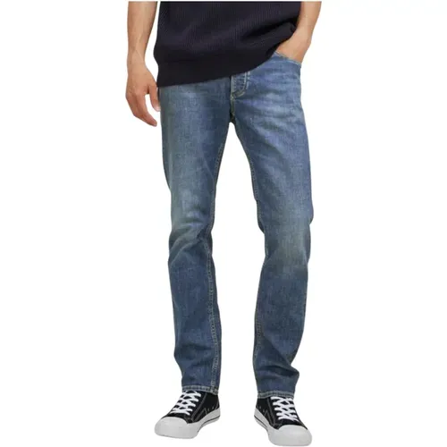 Slim Fit Jeans 355 Medium , male, Sizes: W29 L32, W30 L34 - jack & jones - Modalova