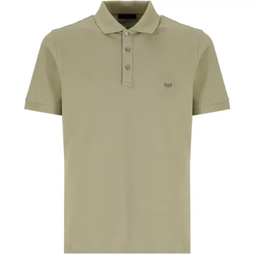 T-shirts and Polos , male, Sizes: L, M, 2XL, 3XL - Fay - Modalova