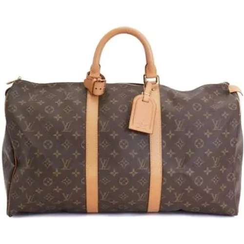 Vintage Coated Canvas Weekend Bag , unisex, Sizes: ONE SIZE - Louis Vuitton Vintage - Modalova