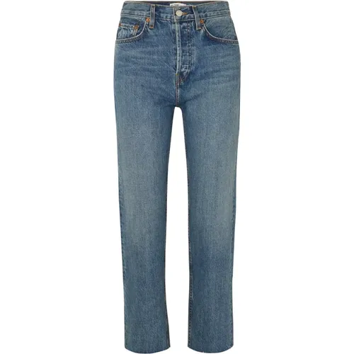 Jeans High Rise Stove Pipe Comfort Stretch , female, Sizes: W23, W26, W28 - Re/Done - Modalova