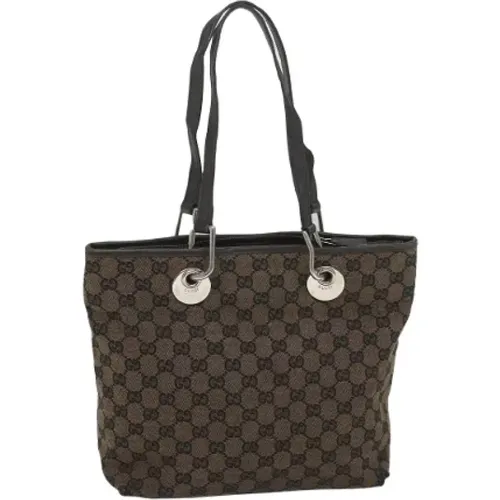 Pre-owned Canvas totes , female, Sizes: ONE SIZE - Gucci Vintage - Modalova