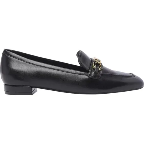 Leather Square Toe Loafers , female, Sizes: 3 UK, 6 UK, 5 UK, 4 UK - Stuart Weitzman - Modalova