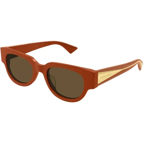 New Classic Tri-Fold Sunglasses , female, Sizes: 52 MM - Bottega Veneta - Modalova