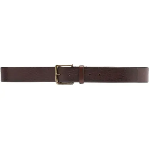 Stylish Leather Belt for Men , male, Sizes: 85 CM, 90 CM - Officine Creative - Modalova