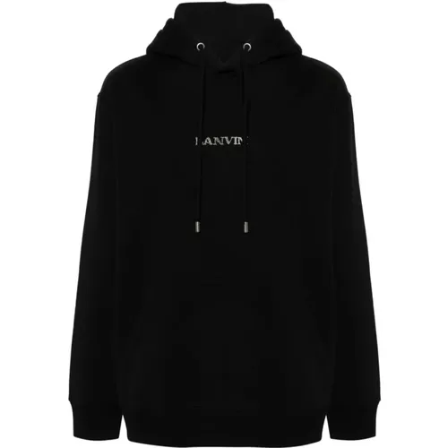 Schwarze Pullover Kollektion , Herren, Größe: S - Lanvin - Modalova