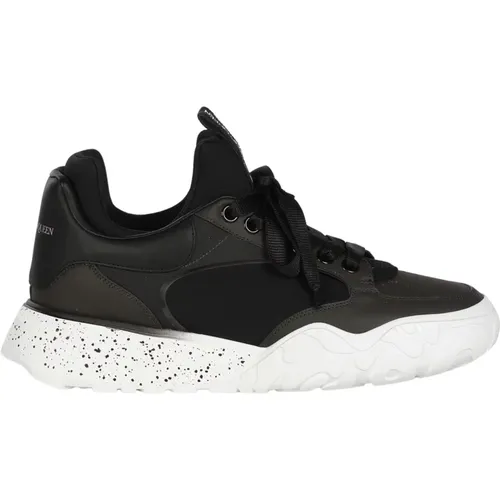 Leather Court Trainers , male, Sizes: 5 UK, 6 UK - alexander mcqueen - Modalova